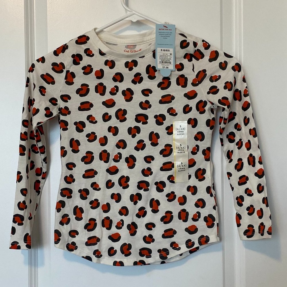 NWT Cat & Jack Long Sleeve Top |  S (6/6x)